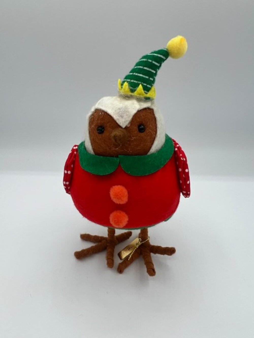 2023 Target Featherly Friends Bauble Christmas Elf Bird Red Green